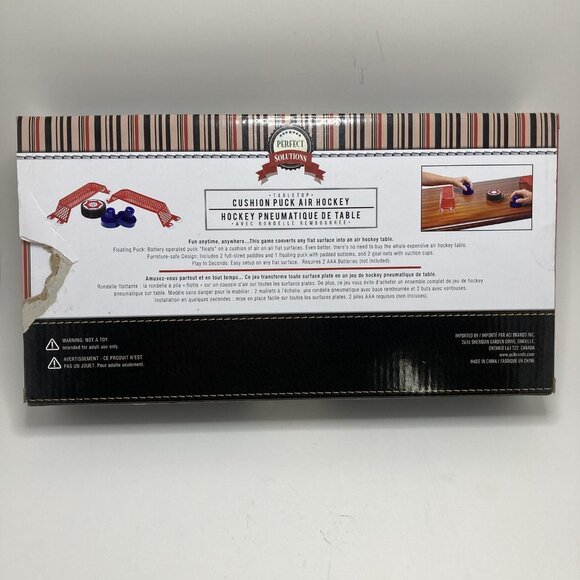 Table Top Cushion Puck Air Hockey Game by Perfect Solutions - Picture 9 of 10